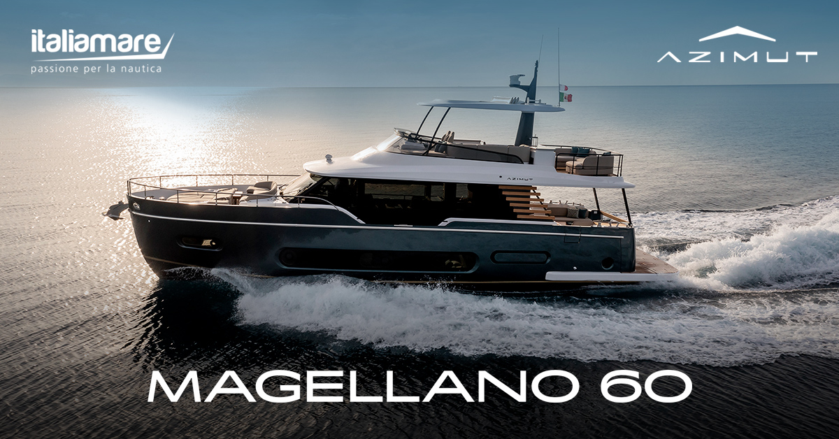 Azimut Magellano 60, crossover yacht esploratore dei mari