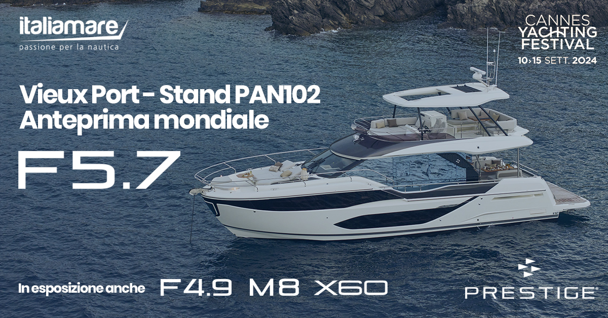 Prestige al Cannes Yachting Festival 2024