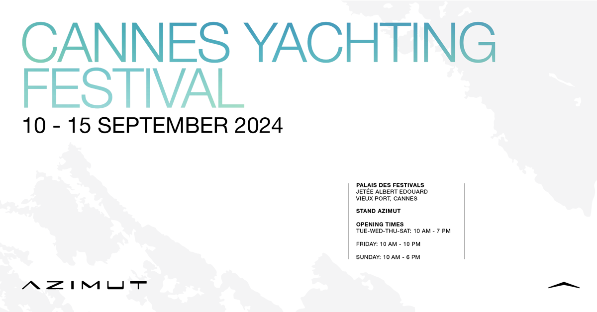 Azimut al Cannes Yachting Festival 2024